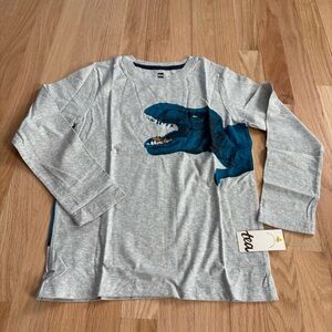NWT Tea Collection Dinosaur Long Sleeve Tee, Sz 10